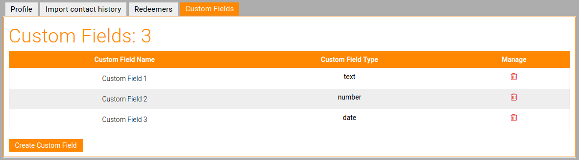 Custom Fields